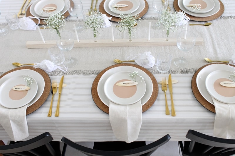 ראנר כותנה בגוון שמנת טבעי