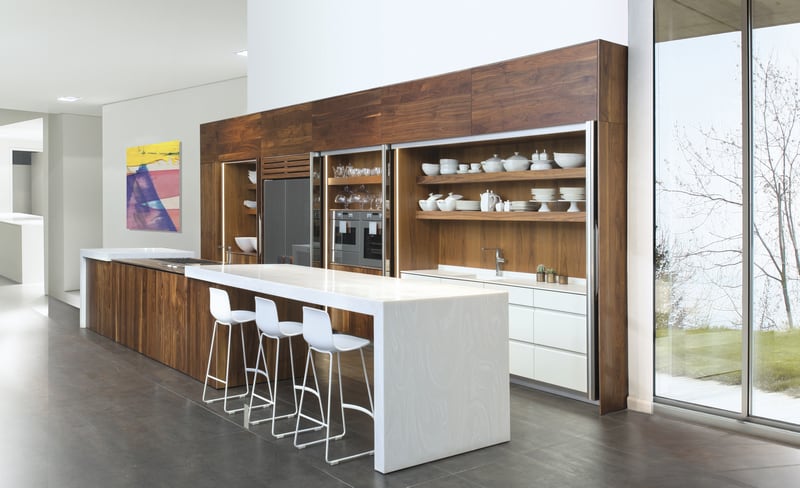 מטבח מעוצב מודרני כפרי