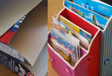 DIY: כך תהפכו קופסת קורנפלקס לארגונית לשולחן