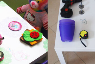DIY: כך תהפכו שולחן פשוט לשולחן יצירה ומשחק
