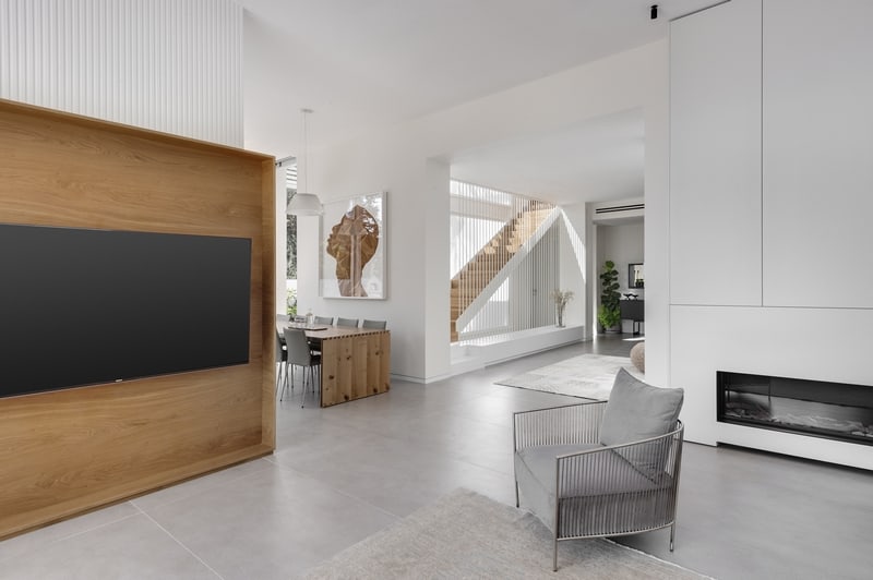 סלון עם חיפוים של קוראין