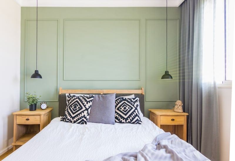 גב קיר מקרניז ירוק קרניז ירוק