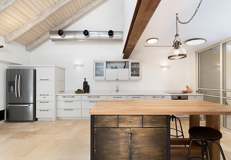 מטבח כפרי מודרני