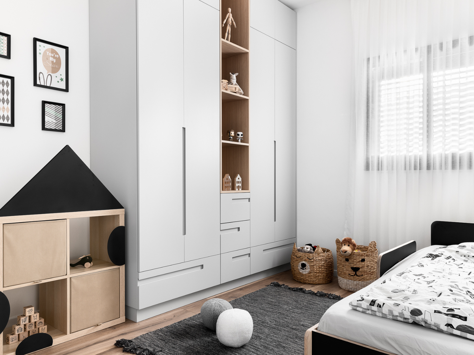 חדר ילדים מעוצב