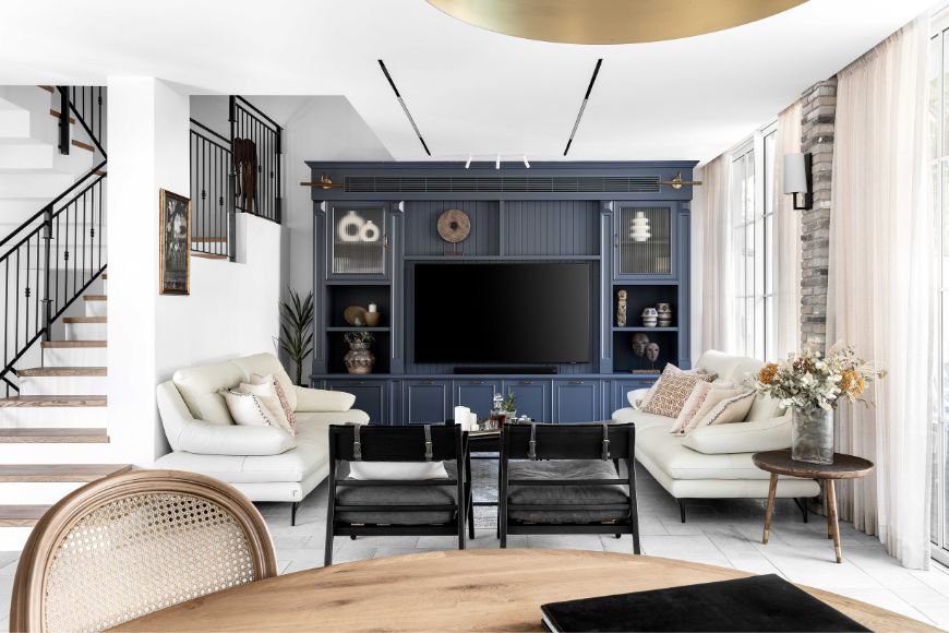 סלון מעוצב, עיצוב: איריס סוכר, צילום: אורן עמוס