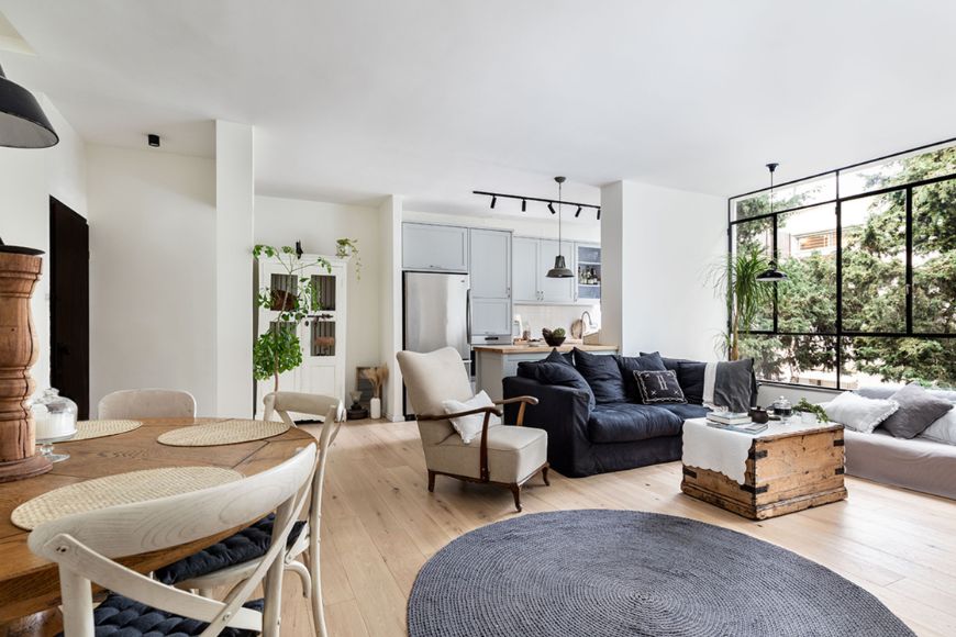 חלל הבית, עיצוב: בטי יעקובסון, צילום: אורית ארנון