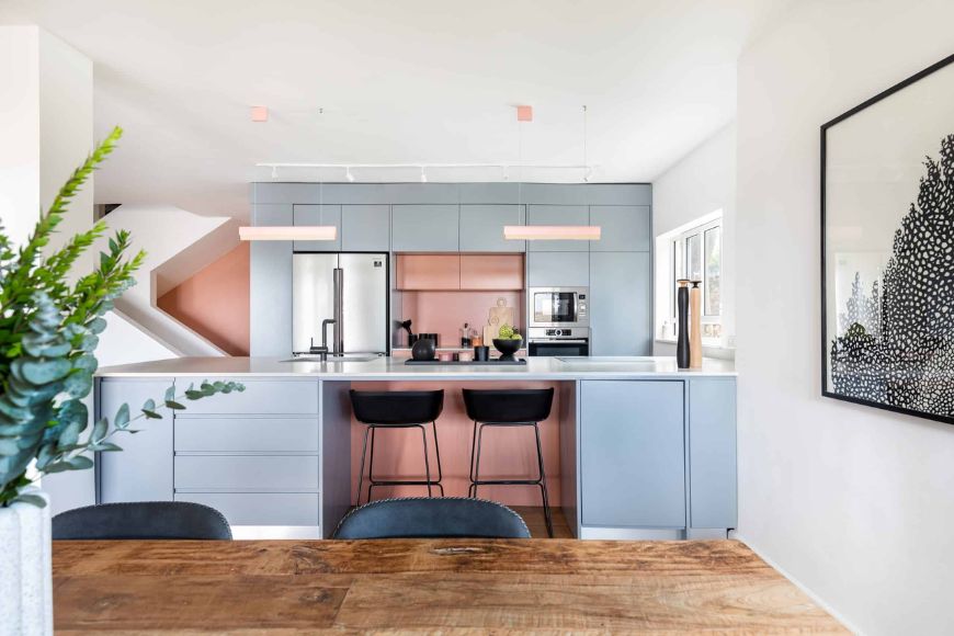 מטבח מעוצב, עיצוב: בטי יעקובסון, צילום: אורית ארנון