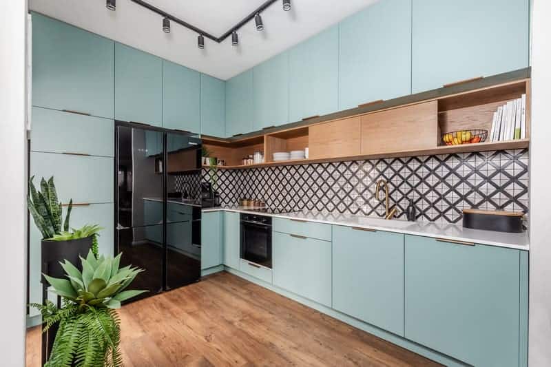 חיפוי קיר מעניין ומטבח