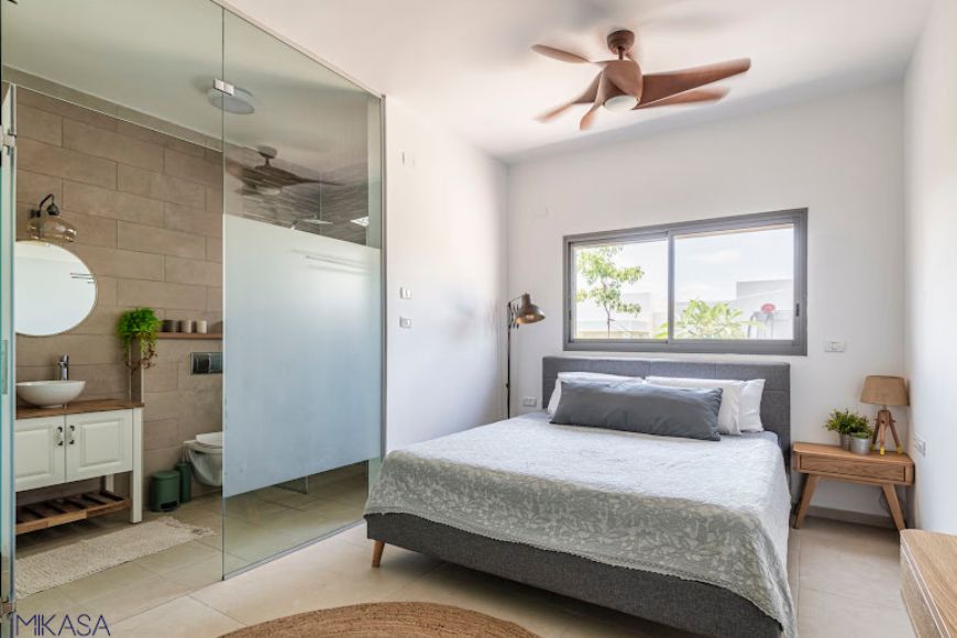 חדר שינה, עיצוב: מיכל אליאל, צילום: אמיר ארליך