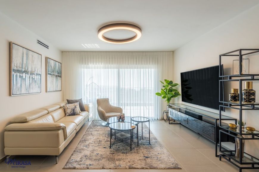 סלון, עיצוב: מיכל אליאל, צילום: אמיר ארליך