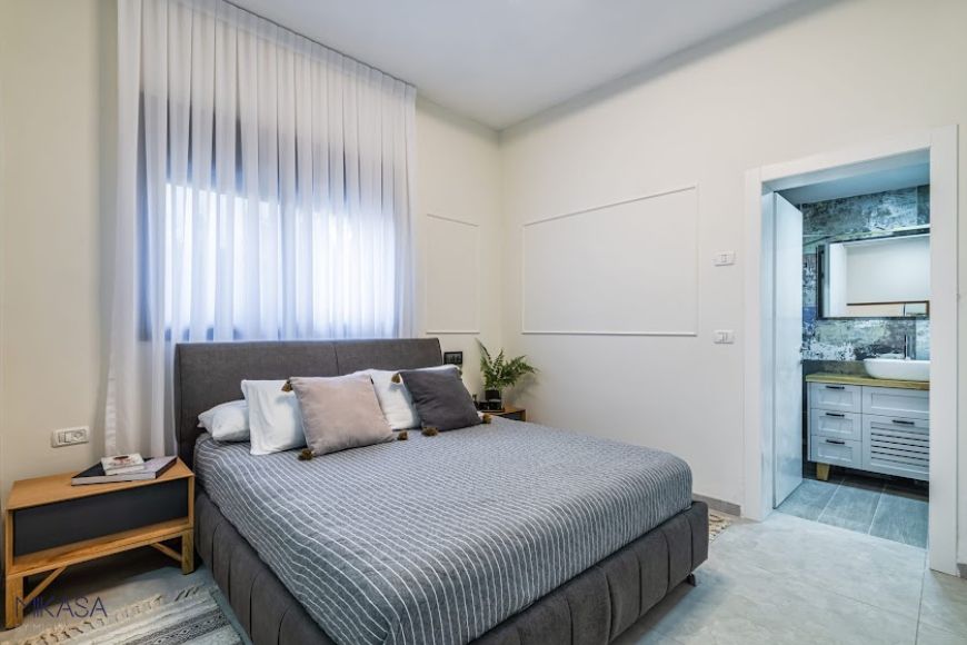 חדר שינה, עיצוב: מיכל אליאל, צילום: אמיר ארליך