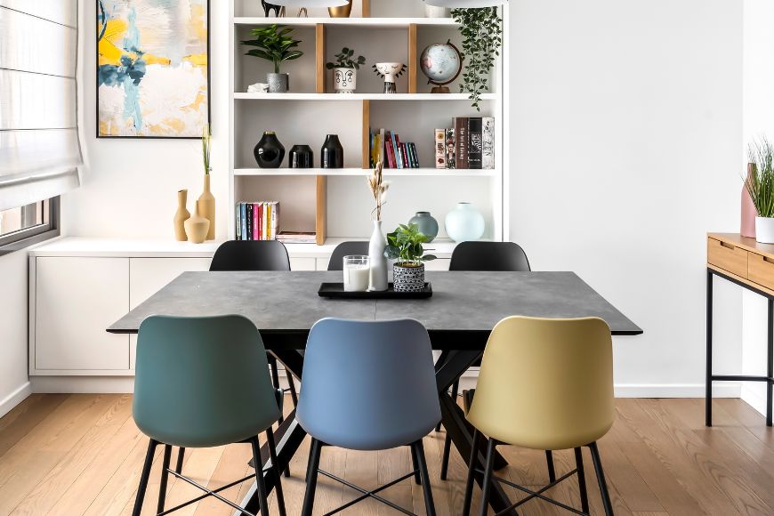 פינת אוכל, עיצוב: שרון דוד, צילום: מאור מויאל