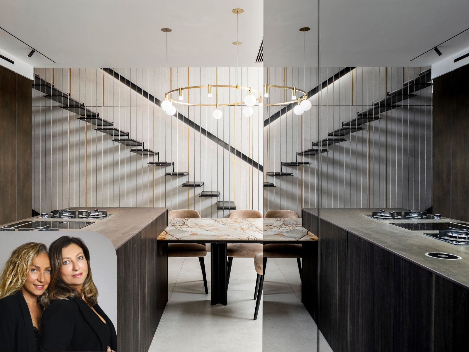 גרם מדרגות בעל נוכחות דרמטית גרם מדרגות בעל נוכחות דרמטית