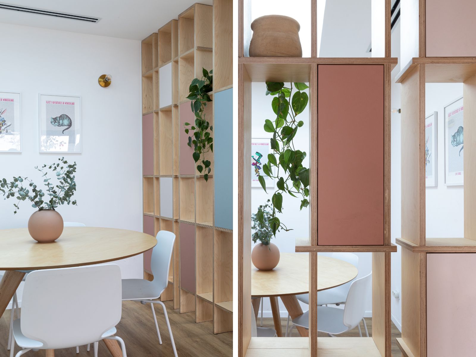 מחיצה עם פתחים גדולים