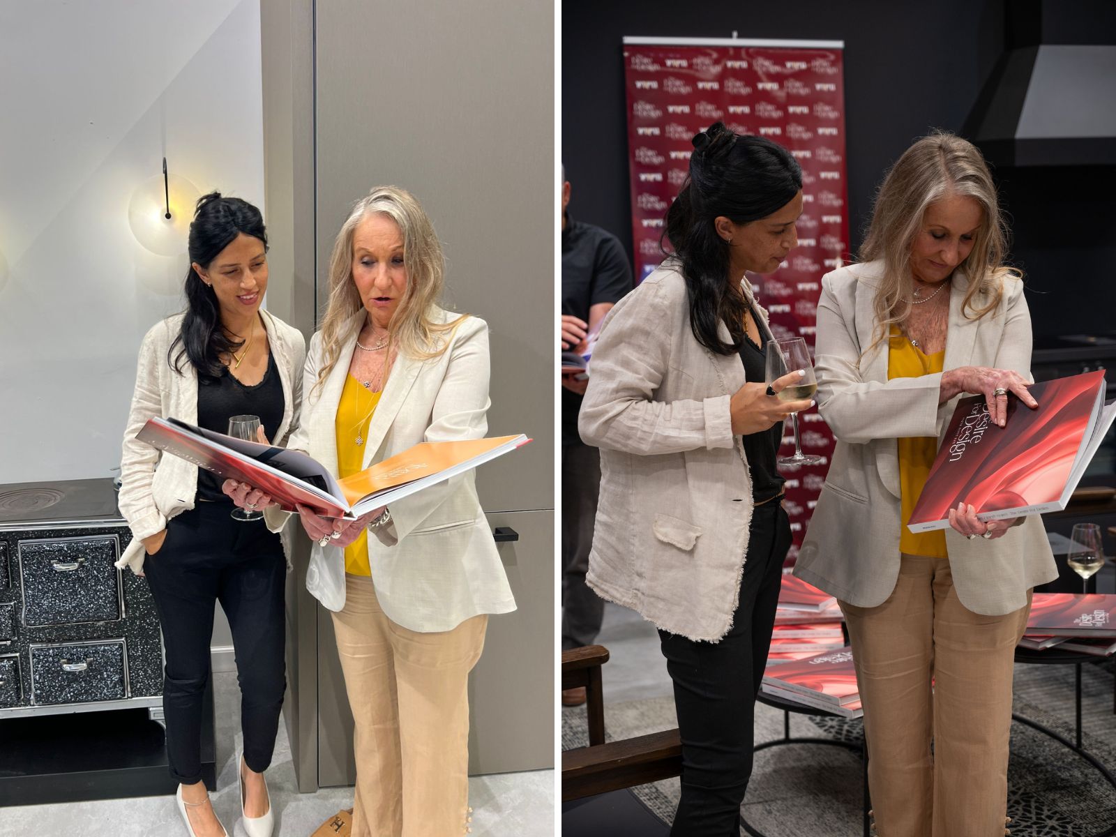 המעצבות סיגל מלכה ושגית בר חן