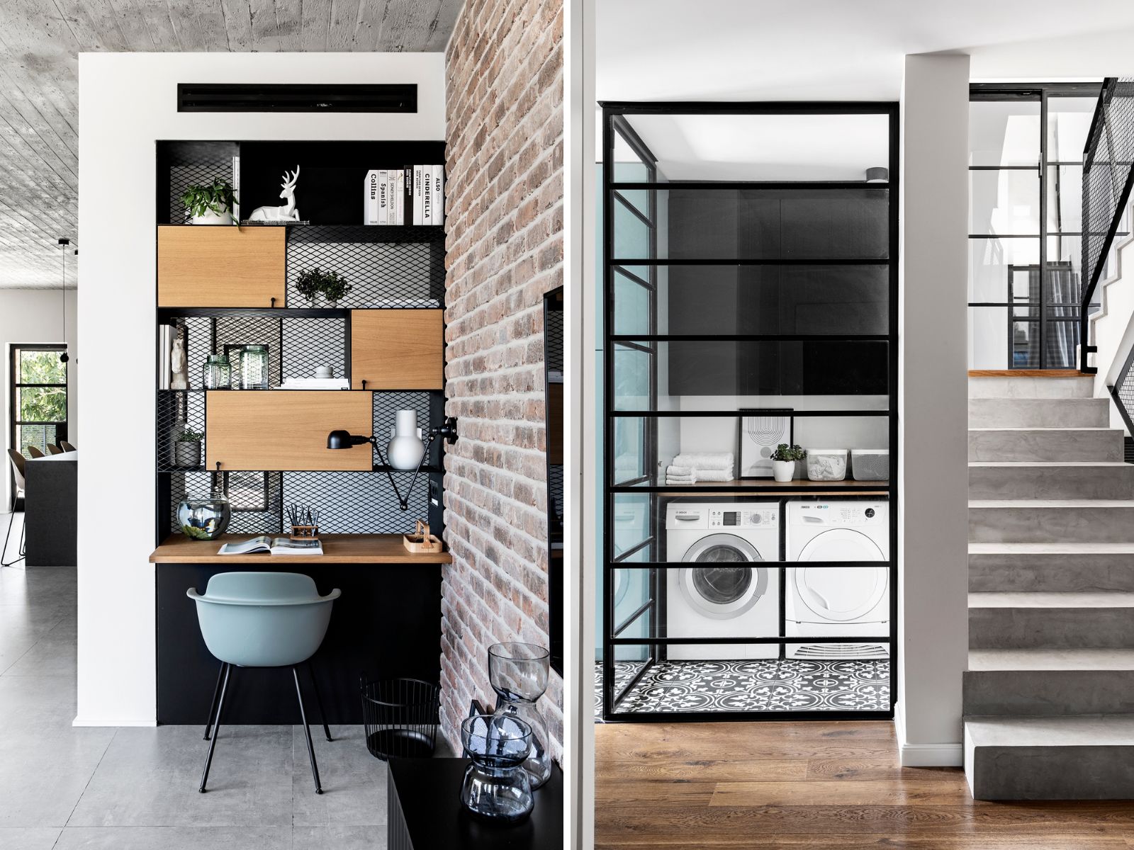 חדר עבודה וחדר כביסה חדר עבודה וחדר כביסה