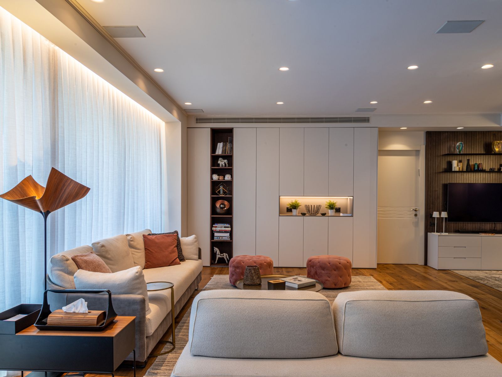 סלון מעוצב בדירה