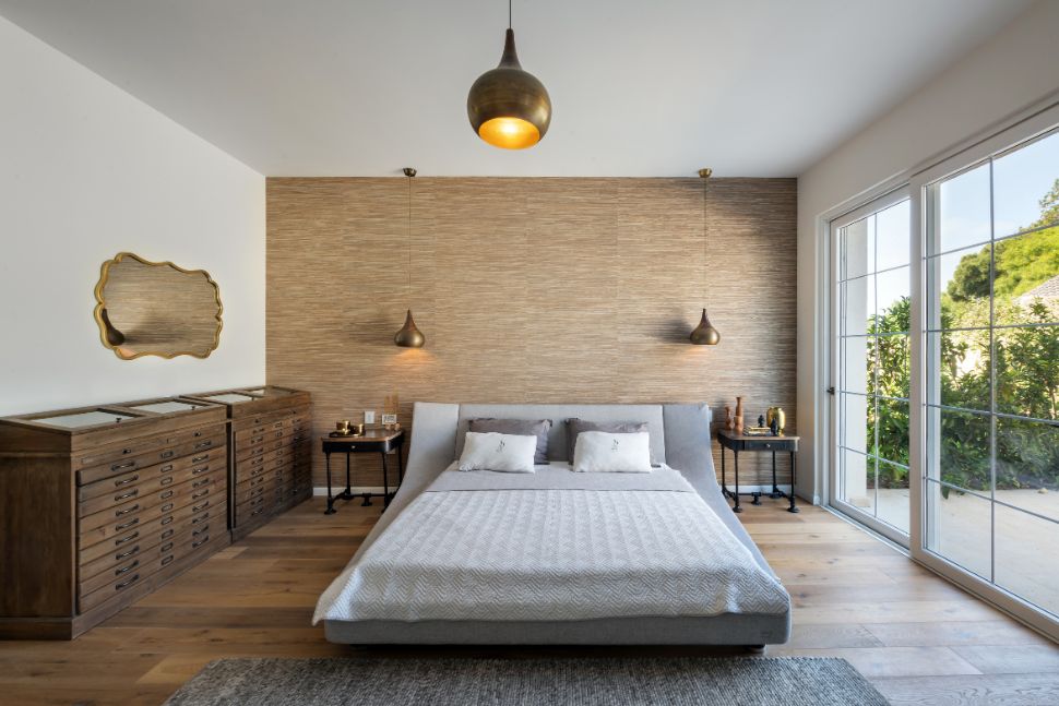 בית ים-תיכוני בסגנון קלאסיקה אירופאית חדר שינה