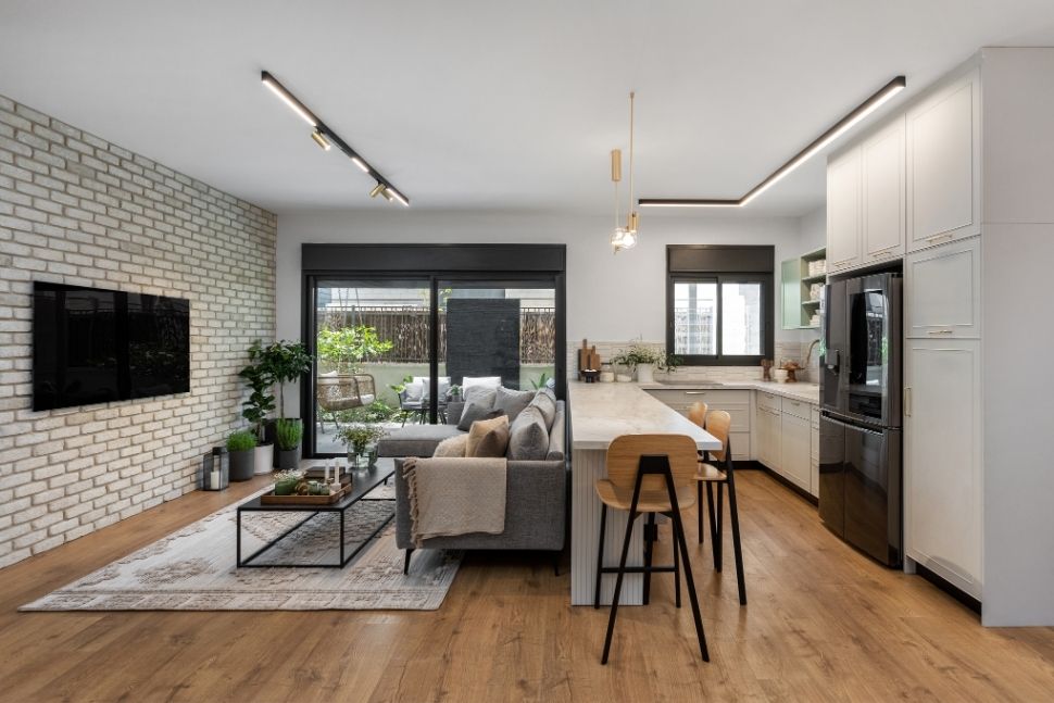 דירת גן -סלון