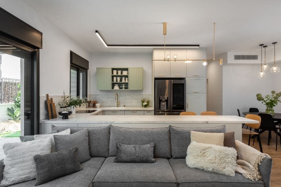 דירת גן -סלון