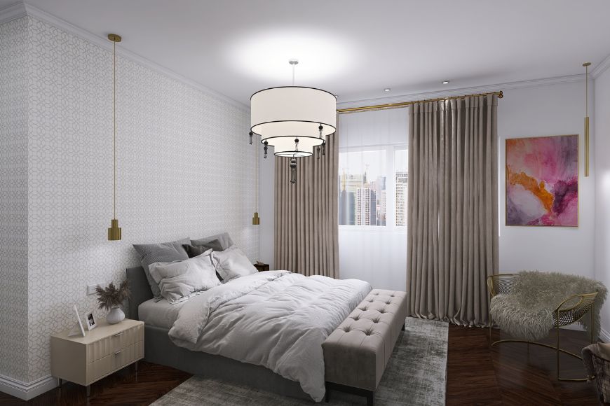 חדר שינה, עיצוב: אמילי ריבק, צילום: אמילי ריבק וחן אליהו