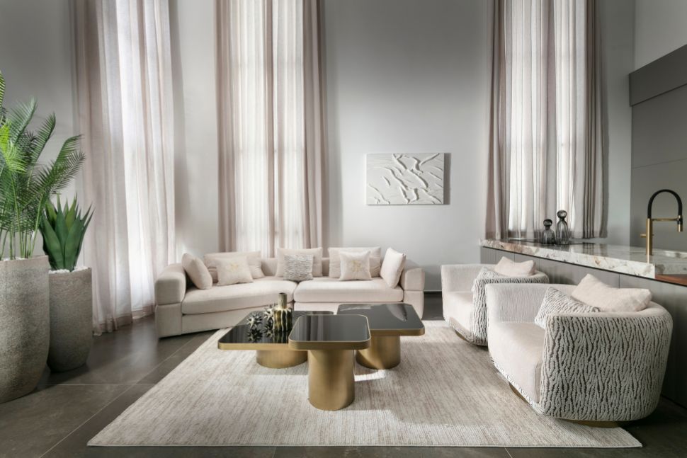 סלון מודרני אלגנטי