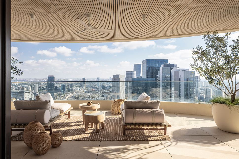 מרפסת בפנטהאוז