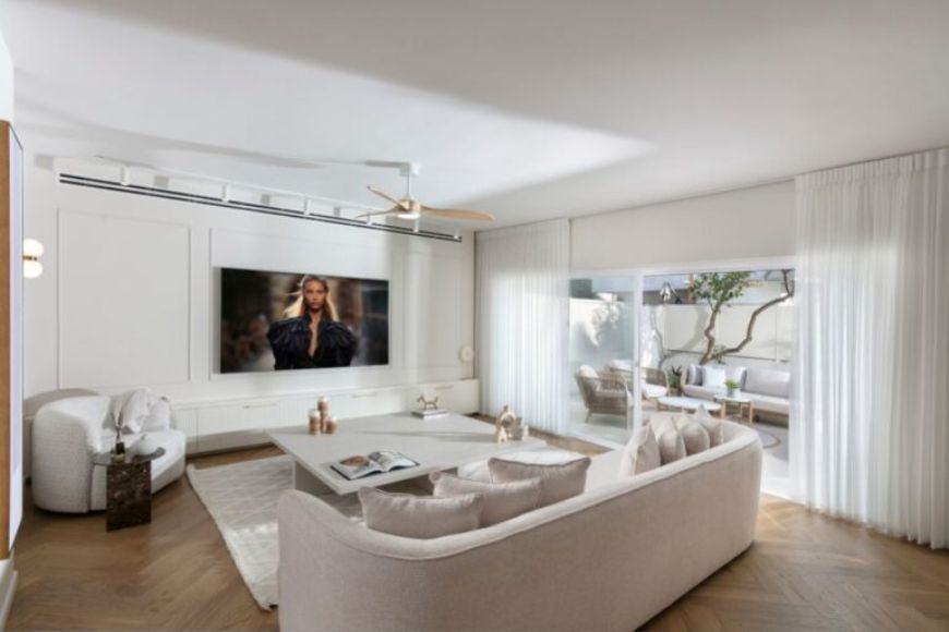 סלון לבן קלאסי