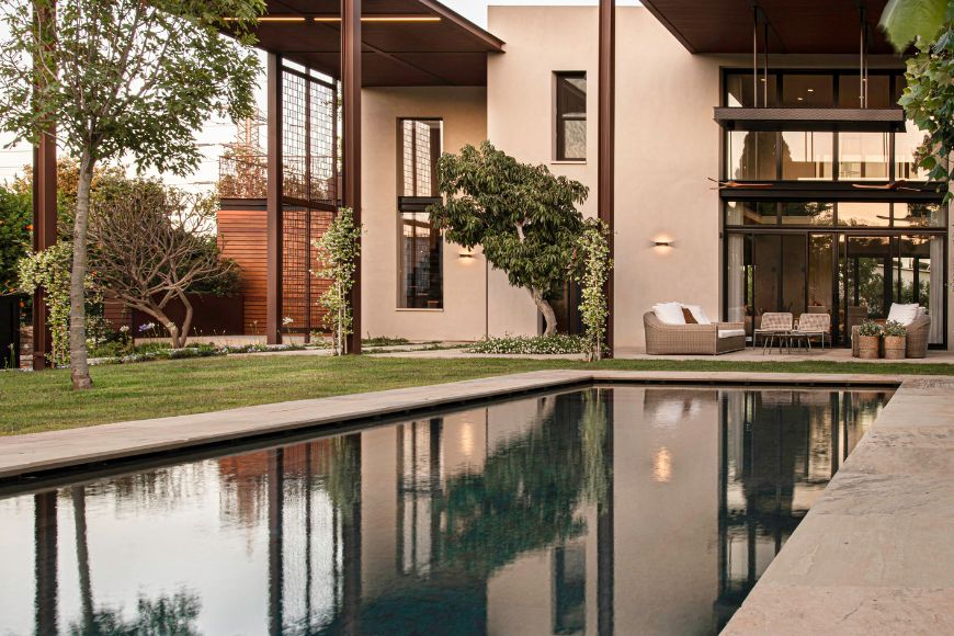 חצר בית פסטורלית, עיצוב עינת מור קיבק, צילום אילנה ברילוביץ