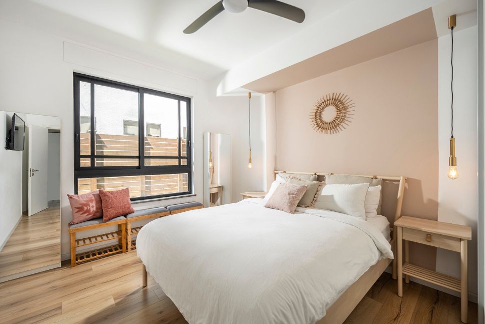 חדר שינה בוהו שיק