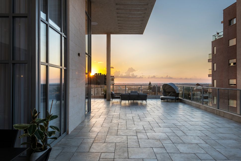 מרפסת בפנטהאוז