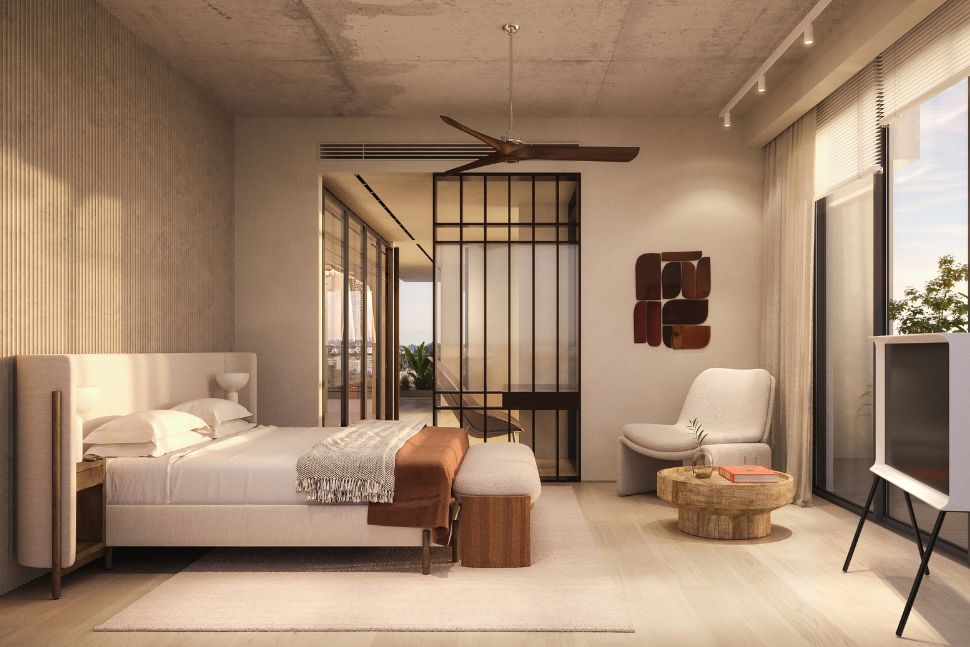 חדר שינה מעוצב