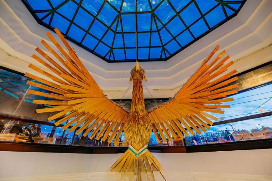 פסל הציפור של הפסל איתמר פאלוג'ה