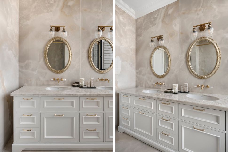 חדר רחצה ביחידת ההורים