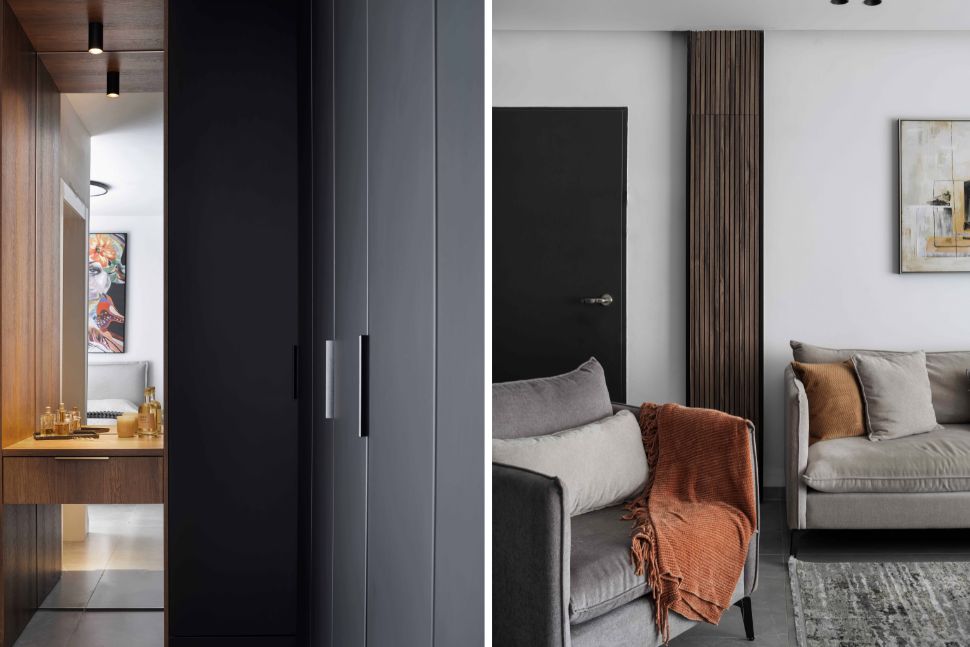 ארון מחורץ וארון שחור