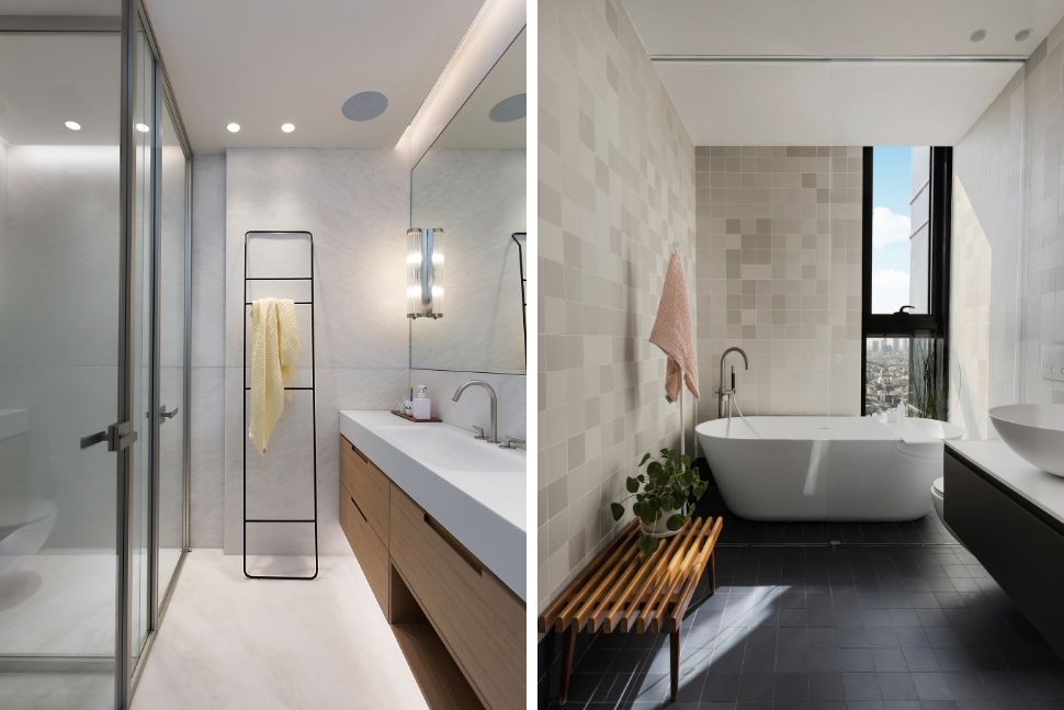 עיצוב חדר רחצה