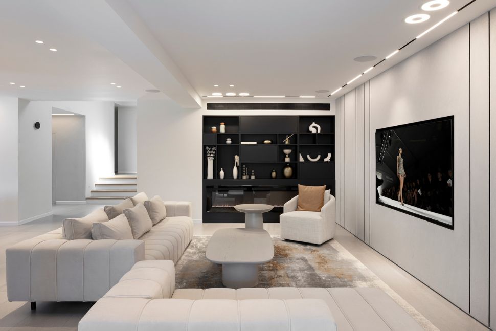 סלון מודרני בהיר