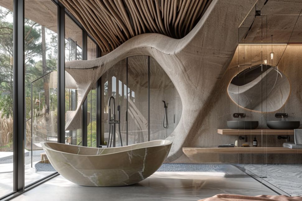 חדר רחצה עתידני