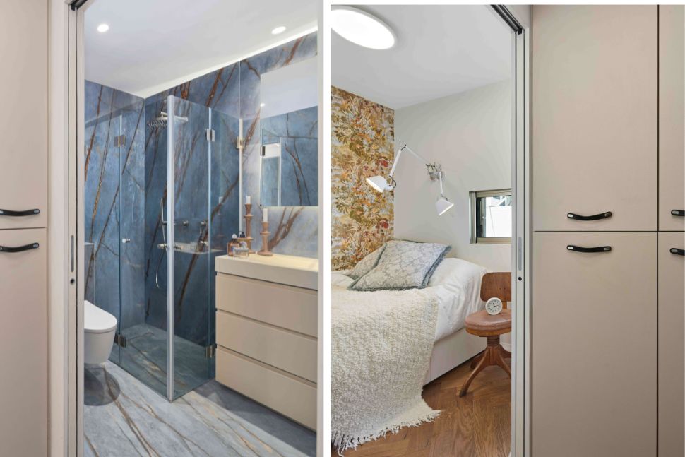 חדר שינה וחדר רחצה צמוד