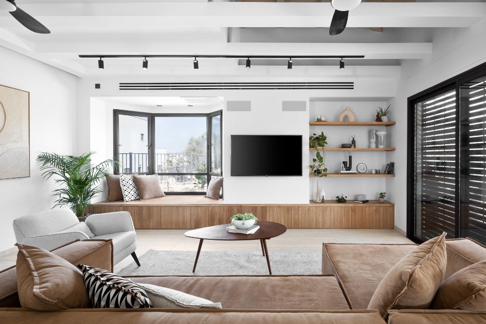 סלון בסגנון נורדי