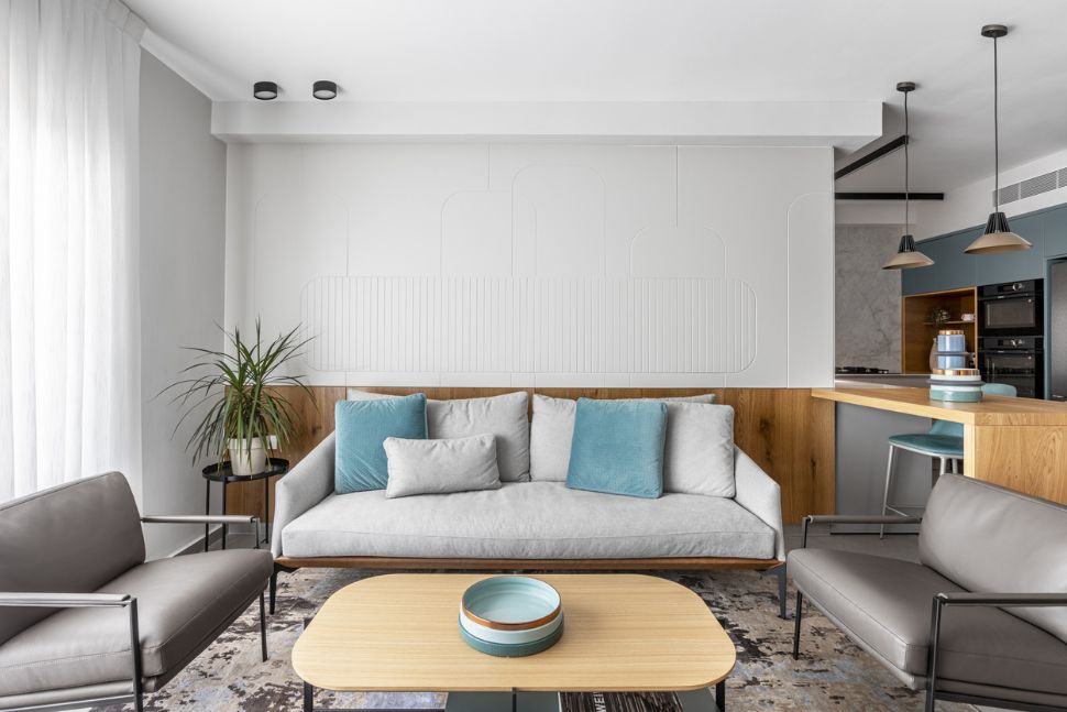 פינת ישיבה בסלון מודרני