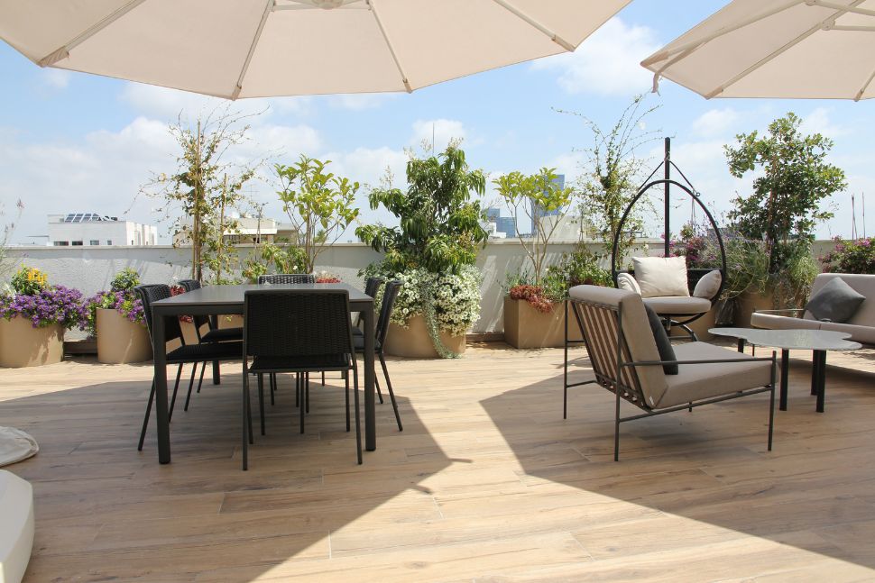 מרפסת בפנטהאוז