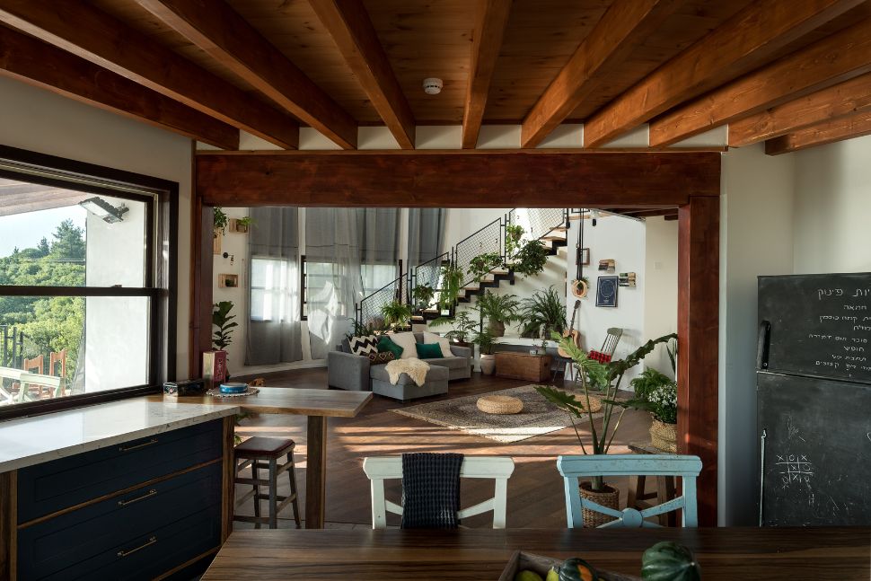 מטבח בסגנון בוהו שיק