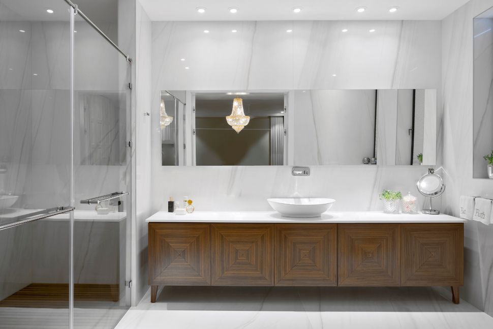 תאורה בחדר רחצה