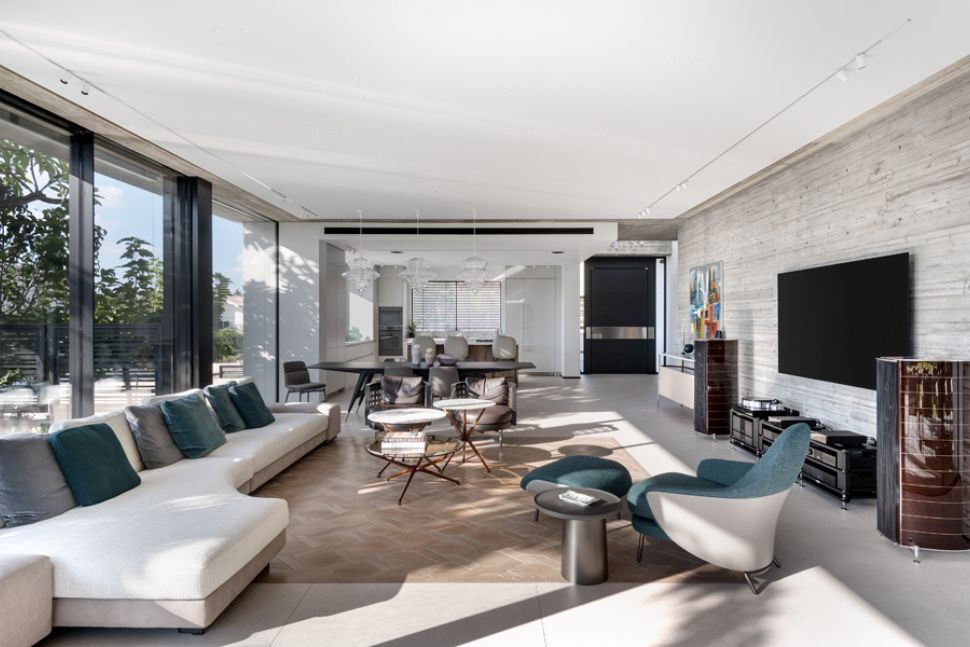 סלון מודרני בבית