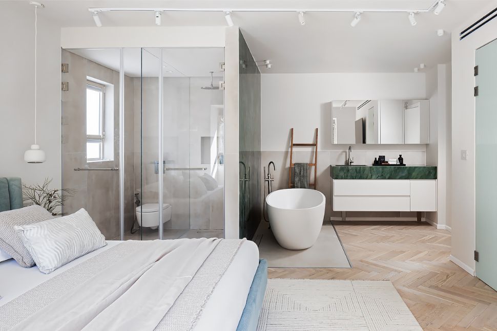 חדר רחצה תאורת לדים