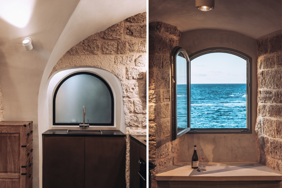 קירות כורכר עתיקים