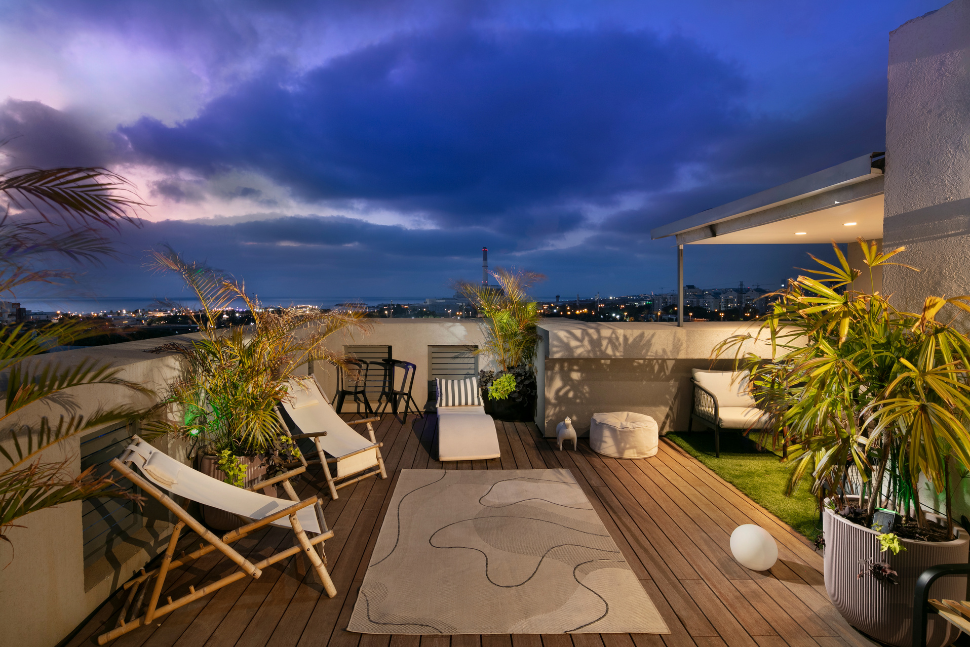 גינה על הגג