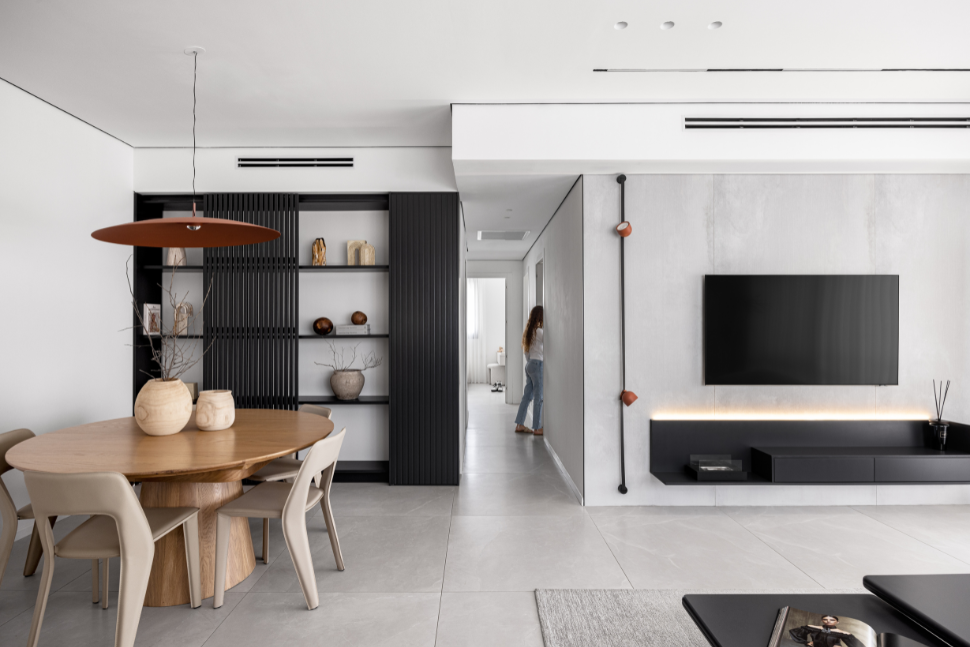 פינת אוכל וסלון