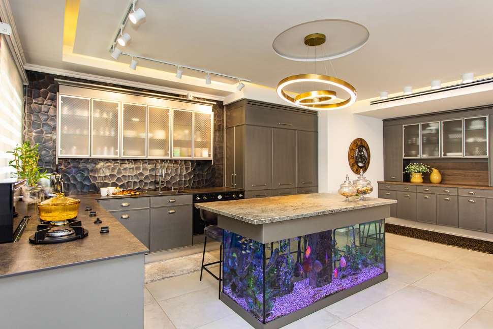 אקווריום במטבח